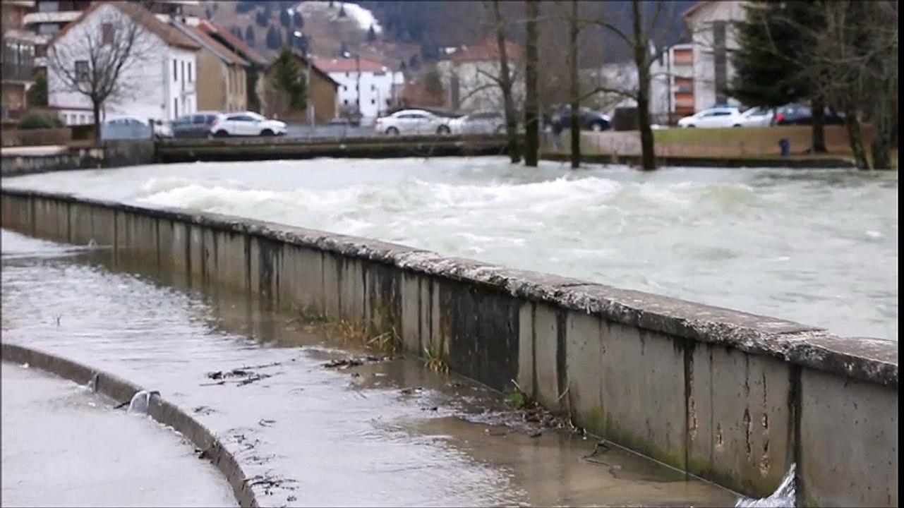 Inondations Haut-Doubs Pontarlier et Doubs