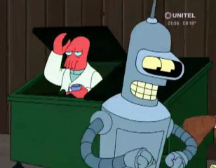 Futama Zoiberg Se Enamora de la Chica Basurero