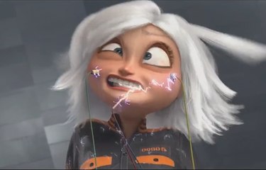 Animated Slapstick Ryona from Monsters VS Aliens