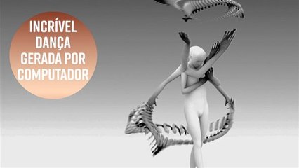 Incrível dança gerada por computador