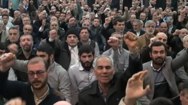 Tahran'da Cuma Namazı Sonrası Devlete Destek Mitingi- İranlılar Fitnenin Yok Olduğu Mesajını Verdi