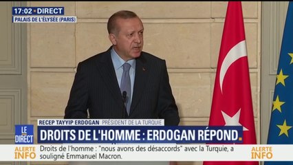 Erdogan : "La Turquie est un Etat de droit, où la justice est indépendante"