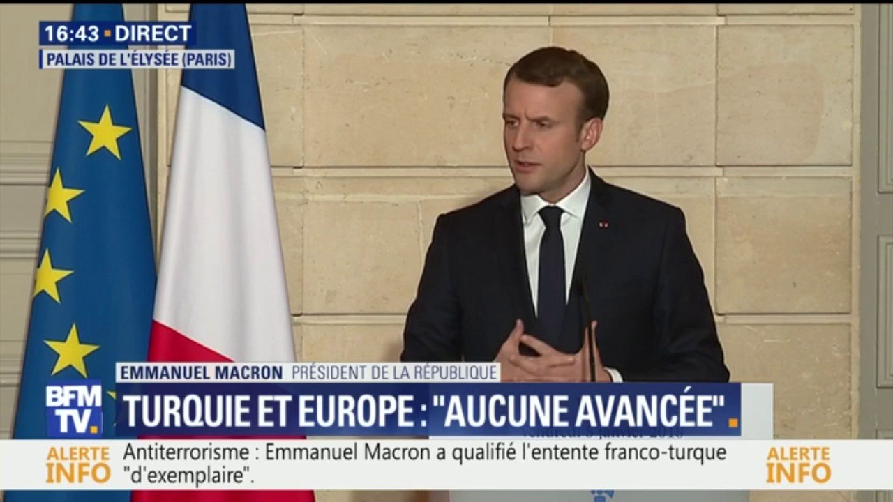 "Nous avons des désaccords" avec la Turquie "sur les libertés individuelles", dit Emmanuel Macron