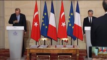 Türkiye - Fransa arasında iş birliği anlaşmaları - PARİS