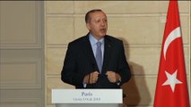 Cumhurbaşkanı Erdoğan: '(ABD'nin 'Kudüs' kararı) Güçlü olmak haklılık sebebi değildir' - PARİS