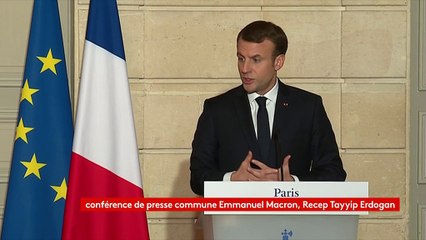 Les "démocraties doivent respecter l'Etat de droit", affirme Macron au sujet des journalistes arrêtés en Turquie