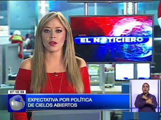 Expectativa por política de cielos abiertos