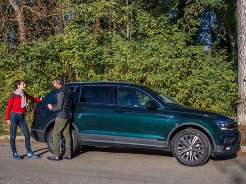 Franck Lagorce au volant du Volkswagen Tiguan Allspace (diaporama vidéo)