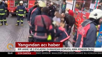 Yangından acı haber