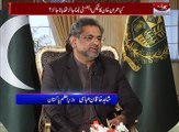 دھرنوں کے باعث 6ماہ ملک بند رہا،وزیراعظم شاہد خاقان عباسی  Prime Minister Shahid Khaqan Abbasi