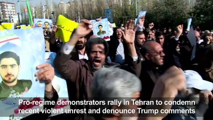 Pro-regime rallies in Tehran as US imposes sanctions