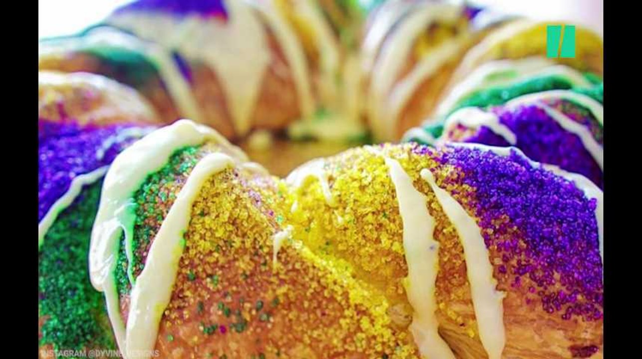 Le king cake, la galette des rois de Louisiane, est bien plus fun que la française
