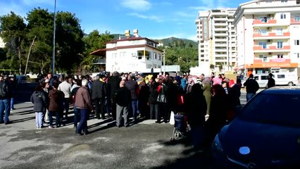 Alanya'da Yol Kapatma Eylemi