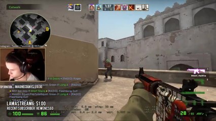 Ninjas in Pyjamas Fredrik "REZ" Sterner seems to like new dust2