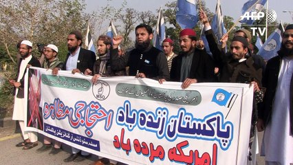 Pakistan : manifestations contre le gel de l'aide des Etats-Unis