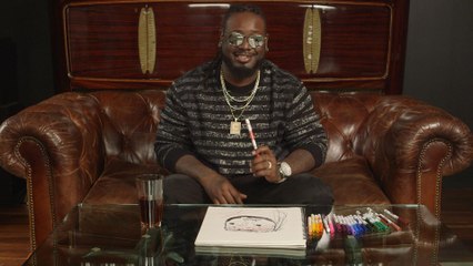 T-Pain Draws Himself as an Alien