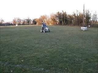 cabrage a 2 sur le quad