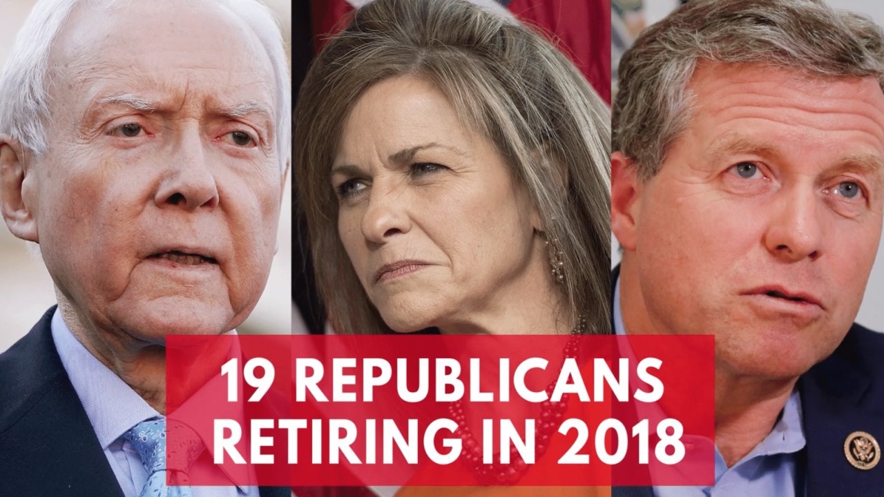 19 Republicans Retiring in 2018