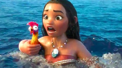 Vaiana rencontre le Coq Hei Hei !