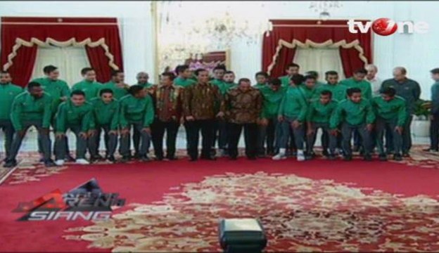 Presiden Undang Timnas Indonesia ke Istana Negara