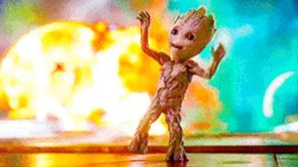 LES GARDIENS DE LA GALAXIE 2: La danse de bébé GROOT!