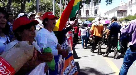 Sectores unidos en Sucre piden abrogación del nuevo Código del Sistema Penal