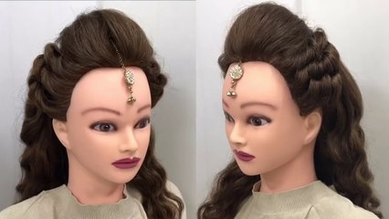 5 Beautiful Hairstyles with puff  Easy Wedding Hairstyles