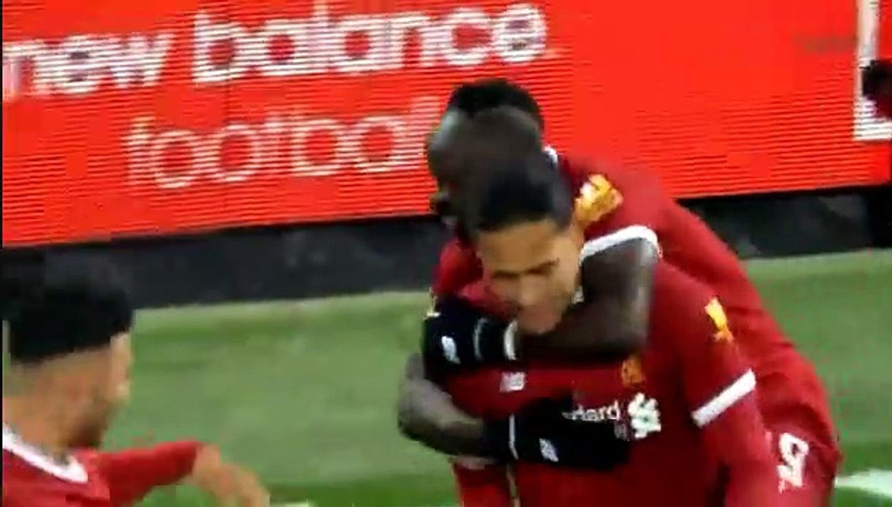 Virgil Van Dijk Goal HD - Liverpool	2-1	Everton 05.01.2018
