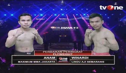 One Pride MMA Fly Weight, Anam VS Winardi