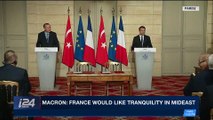 i24NEWS DESK | Macron : France would like tranquility in Mideast | Friday, January 5th 2018