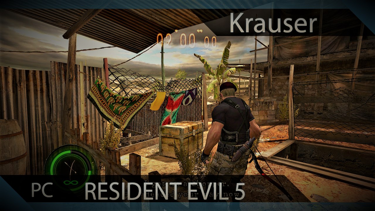 RESIDENT EVIL 5 COM mod do Krauser The Mercenaries Rank ss