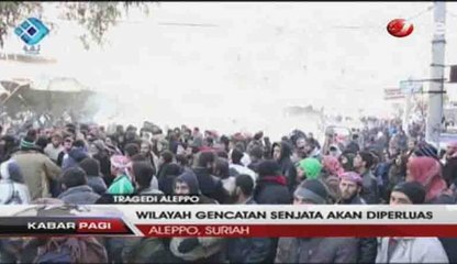 Serangan Tembakan, Evakuasi Warga Aleppo Timur Dihentikan