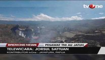 Pesawat Hercules TNI AU Jatuh di Jayawijaya, 13 Orang Tewas