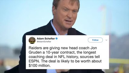 Report: Raiders To Pay Jon Gruden Massive Amount As Coach