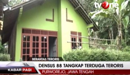 Densus 88 Tangkap Terduga Teroris di Purworejo
