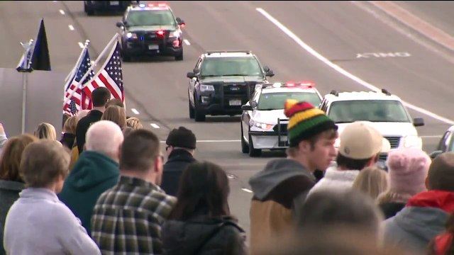 Hundreds Line Streets to Honor Fallen Colorado Deputy