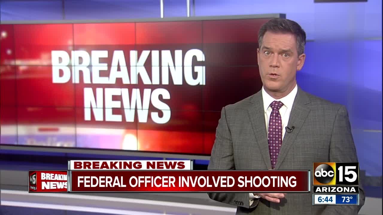 FBI investigating shooting involving federal of...