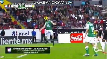 Mauro Boselli Goal ~ Atlas vs Club Leon 0-1