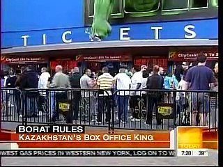 Borat On NBC The TODAY Show