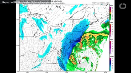 Bomb Cyclone Transforms The East Coast Into a Winter Wonderland