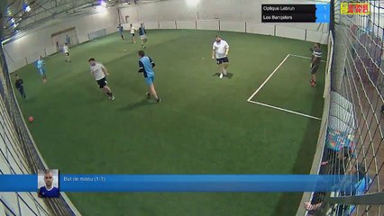 But de manu (1-1) - Optique Lebrun Vs Les Banqsters - 05/01/18 19:00 - LIGUE 1 - Poitiers Game Parc