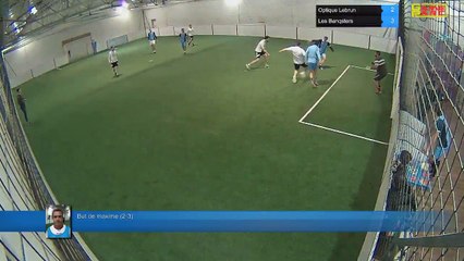 But de maxime (2-3) - Optique Lebrun Vs Les Banqsters - 05/01/18 19:00 - LIGUE 1