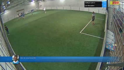 But de maxime (2-5) - Optique Lebrun Vs Les Banqsters - 05/01/18 19:00 - LIGUE 1