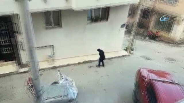 Uyuşturucu aldığı ileri sürülen gencin ibretlik görüntüsü