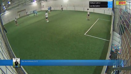But de Anthony (3-7) - Optique Lebrun Vs Les Banqsters - 05/01/18 19:00 - LIGUE 1