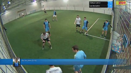 But de julien (5-14) - Optique Lebrun Vs Les Banqsters - 05/01/18 19:00 - LIGUE 1