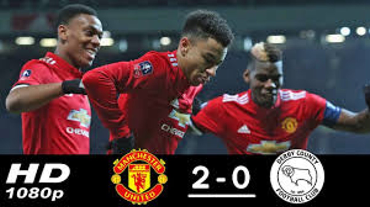 MANU vs DERC 2-0 All Goals & Highlights 05/01/2018 HD