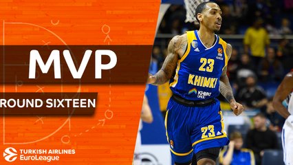 Turkish Airlines EuroLeague Regular Season Round 16 MVP: Malcolm Thomas, Khimki Moscow region