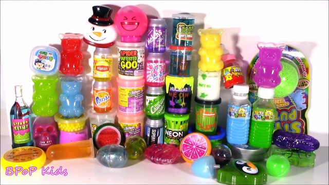 Mixing Store Bought SLIMES #2! Huge SLIME Smoothie CUPS! 47 Layers of Different SLIME! FUN