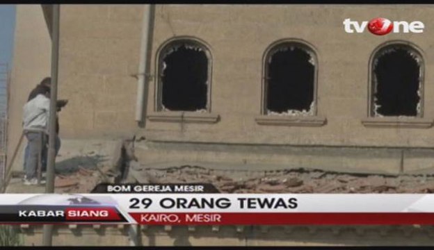 Korban Ledakan Bom Gereja di Mesir Terus Bertambah